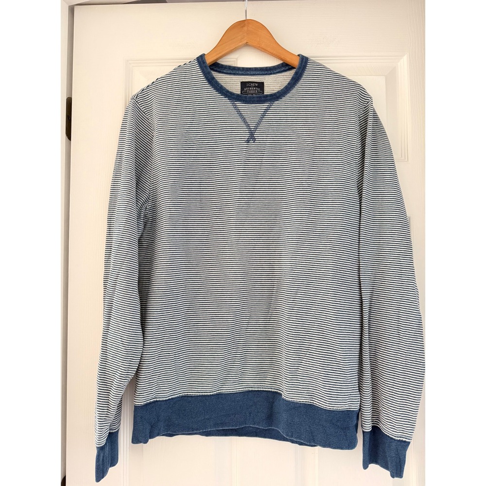 VTG J.Crew Authentic Fleece Crewneck Shirt Preppy Coastal